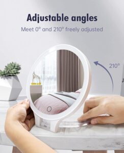 double sided folding mirror