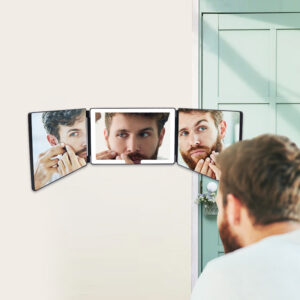 barber led mirror