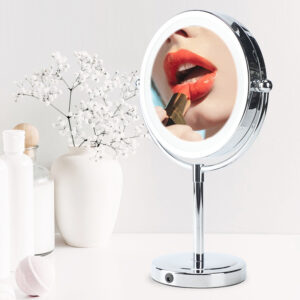 metal led makeup mirror