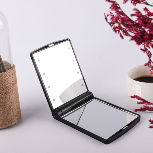 foldable led makeup mirror